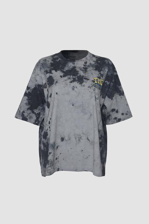 Grey/Black Two Stitches Tie Dye T-shirt — view 1
