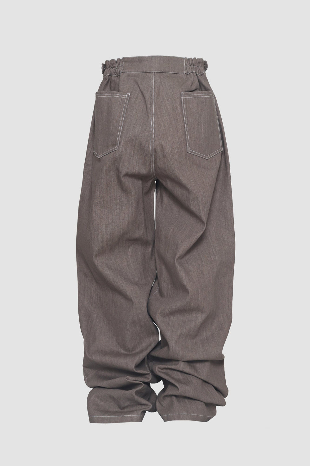 Mocha Blocks Denim Pants — view 2